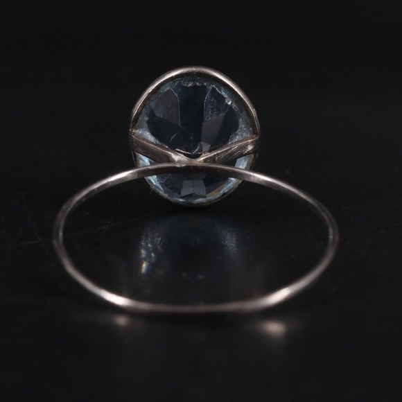 VTG 10K Blue Topaz Ring - Picture 2 of 5